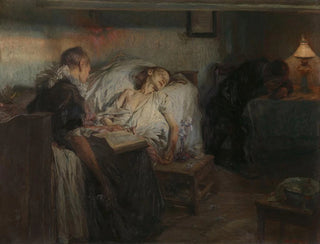 La morte è vicina - Otto Heichert — vista dell’opera