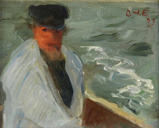 Otto Heinrich Engel - Fischer Asmus am Steuer.webp