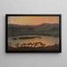 Vista sul lago Aerran - Otto Hesselbom — quadro incorniciato alla parete