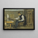 Un homme dessinant - Otto Holmström — quadro incorniciato alla parete