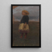 Fille dans la lande - Otto Modersohn — quadro incorniciato alla parete