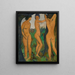 Tre atti - Otto Mueller — quadro incorniciato alla parete