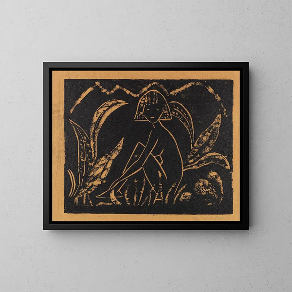 Filles entre des feuillages - Otto Mueller — quadro incorniciato alla parete
