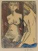 Fille nuda davanti allo specchio - Otto Mueller — vista dell’opera