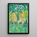 Due ragazze nude - Otto Mueller — quadro incorniciato alla parete