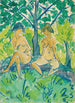 Due ragazze nude - Otto Mueller — vista dell’opera