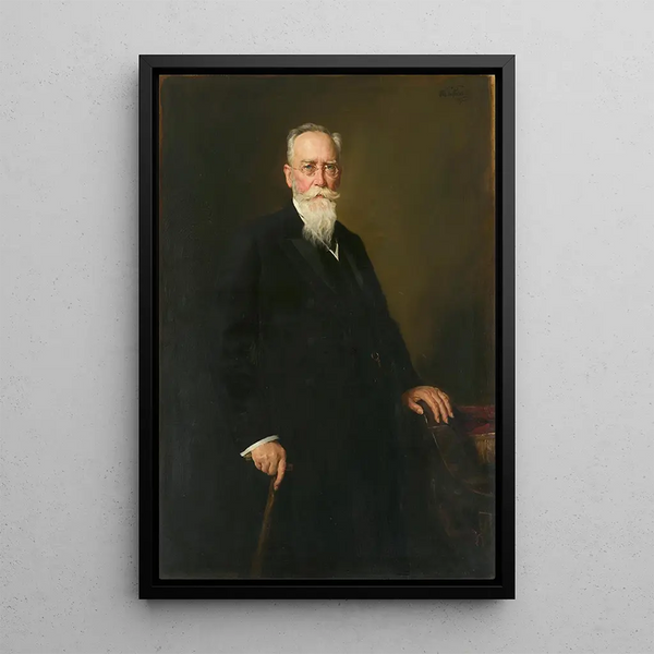 S.E. il barone Johann Ferdinand von und zu Bodman - Otto Propheter — quadro incorniciato alla parete