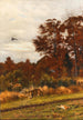 Scène de chasse à la lisière de la foresta - Otto Recknagel — vista dell’opera