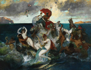 Procession nuptiale di Nettuno e Amphitrite - Otto Seitz — vista dell’opera
