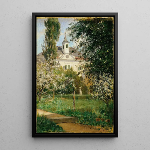 Château de Gerasdorf - Otto Seraphim Peters — quadro incorniciato alla parete