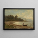 Paesaggio a Mjøsa - Otto Sinding — quadro incorniciato alla parete