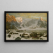 Vista della Regina nelle Lofoten - Otto Sinding — quadro incorniciato alla parete