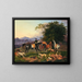 La Chasse - Otto Stotz — quadro incorniciato alla parete