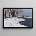 Giorno d'inverno a Dachau - Otto Strützel — quadro incorniciato alla parete
