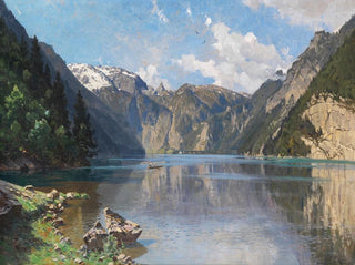 Il lago di Königsee - Otto Strützel — vista dell’opera