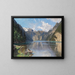 Il lago di Königsee - Otto Strützel — quadro incorniciato alla parete