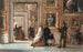 Interno con visitatori al Palazzo Pitti a Firenze - P. C. Skovgaard — vista dell’opera