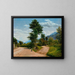Paesaggio italiano - P. C. Skovgaard — quadro incorniciato alla parete