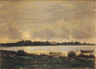 P C Skovgaard - View Across Prst Fiord towards the manor of Nys.webp