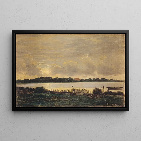 P C Skovgaard - View Across Prst Fiord towards the manor of Nys.webp
