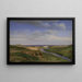 Vista della costa settentrionale della Zelanda a Dronningmølle - P. C. Skovgaard — quadro incorniciato alla parete