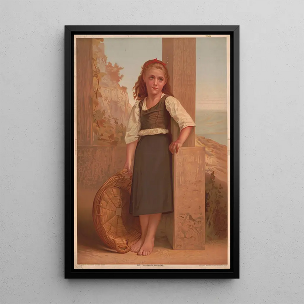 Fille de pêcheur - Peter O. Vickery — quadro incorniciato alla parete