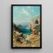 Capri - Paul Schreiber — quadro incorniciato alla parete