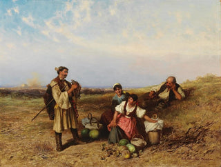 Repos dans le champ - Pál Böhm — vista dell’opera