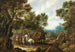 Paesaggio boscoso con soldati in riposo - Palamedes Palamedesz — vista dell’opera