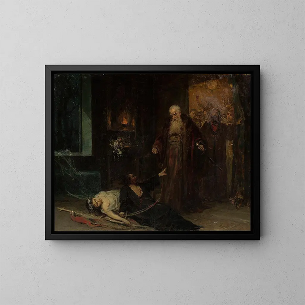 Scène de meurtre - Pantaleon Szyndler — quadro incorniciato alla parete