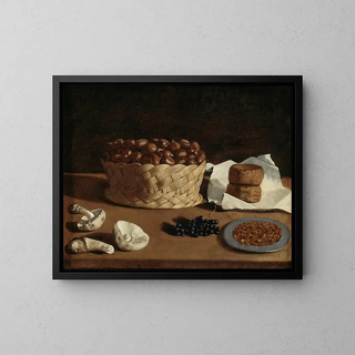 Nature morte di cucina - Paolo Antonio Barbieri — quadro incorniciato alla parete