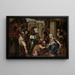 L'Adorazione dei Magi - Paolo Farinati — quadro incorniciato alla parete