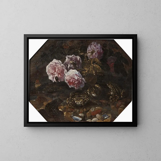 Paolo Porpora - Frogs Wild Roses Shells and Butterflies.webp
