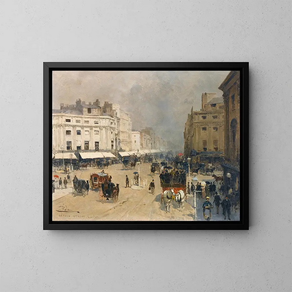 Rue d'Oxford - Paolo Sala — quadro incorniciato alla parete