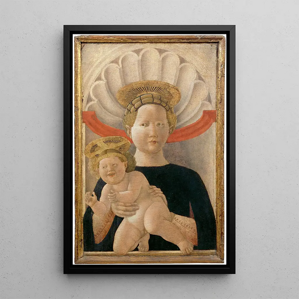 La Vierge à l'Enfant - Paolo Uccello — quadro incorniciato alla parete