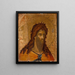 San Giovanni Battista - Paolo Veneziano — quadro incorniciato alla parete