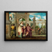 L'Imperatore Augusto e la Sibilla - Paolo Véronèse — quadro incorniciato alla parete