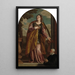 Sainte Lucie e un donatore - Paolo Véronèse — quadro incorniciato alla parete