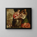Il matrimonio mistico di Santa Caterina - Paolo Véronèse — quadro incorniciato alla parete
