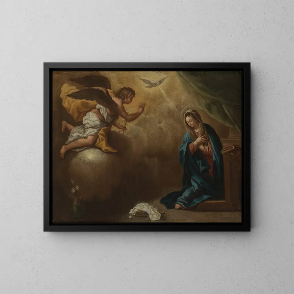 Annunciazione a Maria - Paolo de Matteis — quadro incorniciato alla parete
