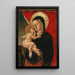 La Vierge à l'Enfant - Paolo di Stefano Badaloni — quadro incorniciato alla parete