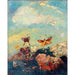 Riproduzione del dipinto Farfalle - Odilon Redon