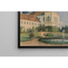 Riproduzione del dipinto Parco del castello con fontana - Marie Egner