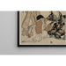 Riproduzione del dipinto Parodia di una scena di carro imperiale - Kitagawa Utamaro