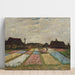 Riproduzione del dipinto Parterres di fiori in Olanda - Vincent van Gogh