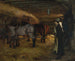 Una stalla - Pascal-Adolphe-Jean Dagnan-Bouveret — vista dell’opera