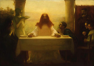 PascalAdolpheJean DagnanBouveret - Christ and the Pilgrims at Emmaus.webp