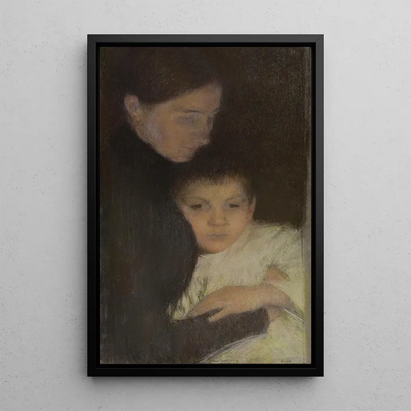 Femme et enfant - Pascal-Adolphe-Jean Dagnan-Bouveret — quadro incorniciato alla parete