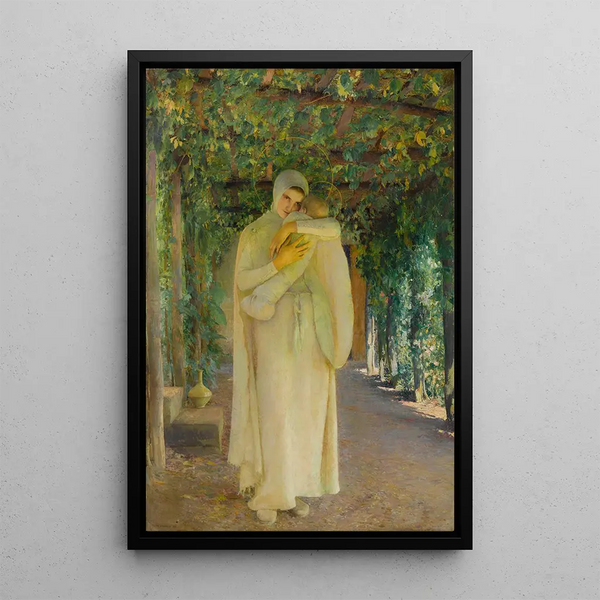Madone La Treille - Pascal-Adolphe-Jean Dagnan-Bouveret — quadro incorniciato alla parete