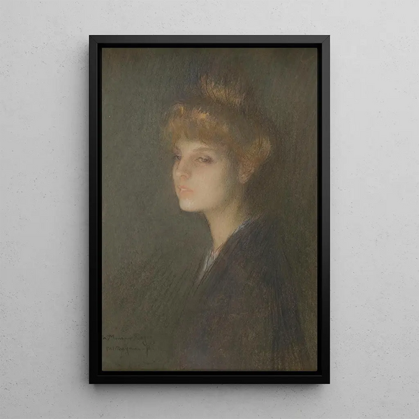Portrait de femme - Pascal-Adolphe-Jean Dagnan-Bouveret — quadro incorniciato alla parete